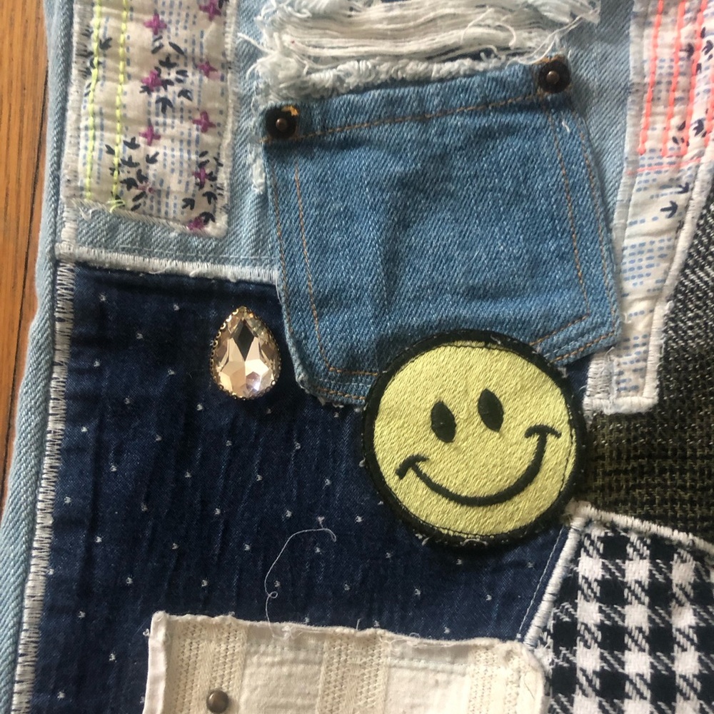 Urban outfitters Embroidered Light Blue Jeans - Picture 5 of 11